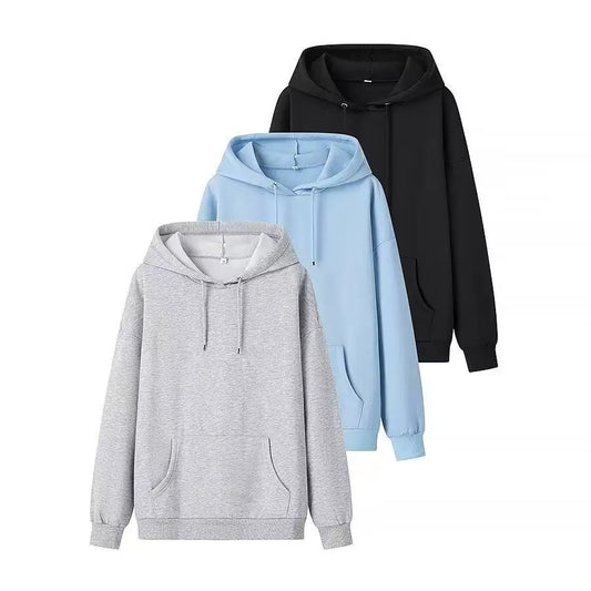 2024 Autumn and Winter New Men's and Women's Comfortable Warm Hooded Sweatshirt Outdoor Leisure Breathable Sports Running Suit