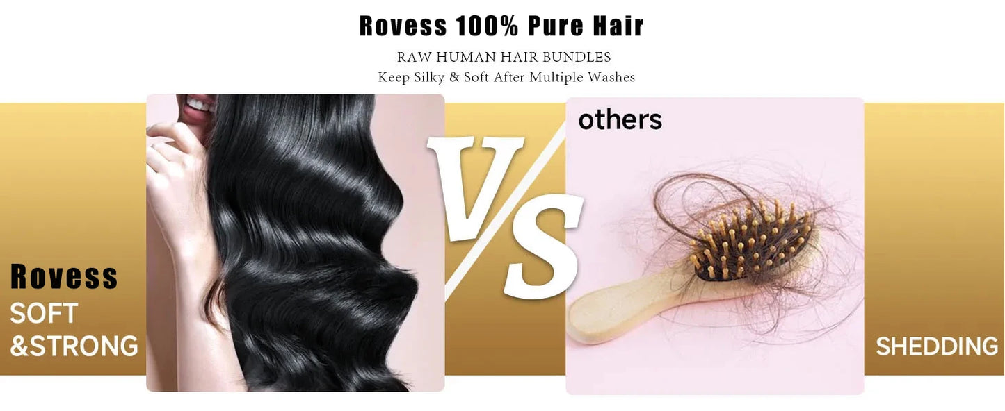 30 32 Inch Full Head Body Wave Bundles 100% Raw Human Hair Weaving Virgin Hair Extensions 1 3 4 Pcs Natural Black Color Double Weft Remy Hair Thick Full Ends Hair Bundles