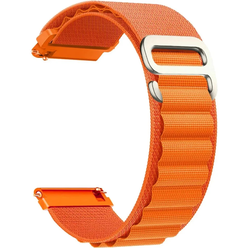 Nylonarmband für HaiWei Galaxy Watch 7 6 5 4 40mm 44mm Classic/Active/Gear S3 Frontier 20mm 22mm Sport Loop Armband Amazfit GTS 3 4