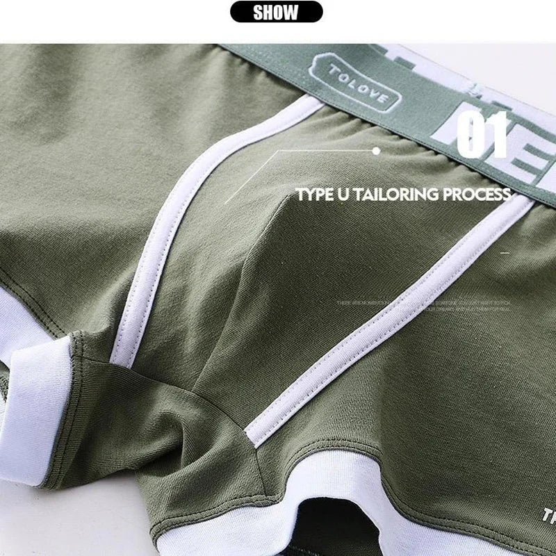 1 caleçon pour homme en coton, sous-vêtement 3 couleurs L XL 2XL 3XL, ceinture douce à lettres respirante, souple, mode sport