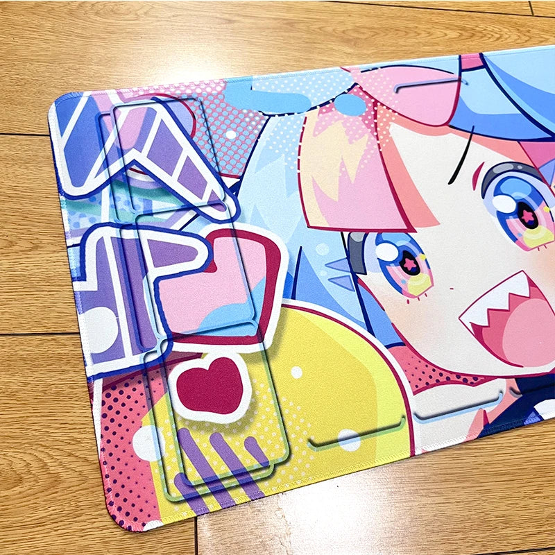 600X300X2Mm PTCG Trainer Nessa Iono Board Game Card Mat Tinkaton Waterproof Rubber Table Mat Anime Single Battle Table Pad - Shoppiline