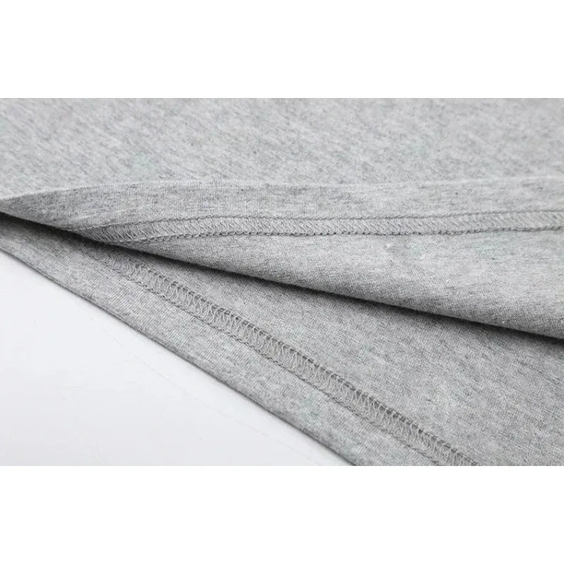 Unisex-Stil Sommer Herren 100 % Baumwolle Lässiges, locker sitzendes Rundhals Kurzarm Leichtes atmungsaktives T-Shirt Oberteil High Street