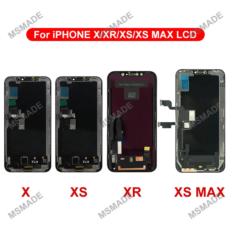 SUPER OLED For iPhone X XR XS LCD Display 13 Mini 14 PLUS 15 Display For iPhone 11 12 13 Pro MAX Display Display assembly - Shoppiline