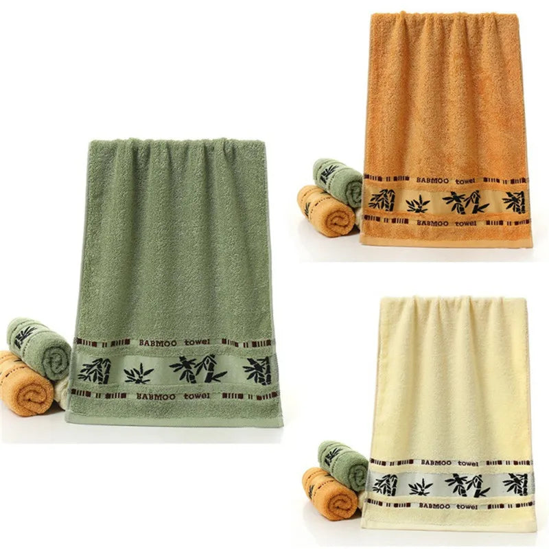 Set of 1/4/6 Bamboo Fiber Towels Sets Home Bath Towels Adults Face Towel Thick Absorbent Luxury Bathroom Towels Toalha De Praia - Shoppiline