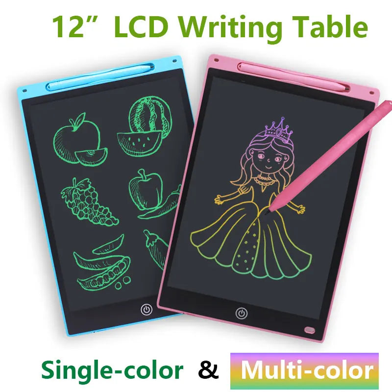 Digital LCD Writing Tablet Board 8/12 Inch Drawing Tablet Screen Kids Graphic Tablet Toys for Children