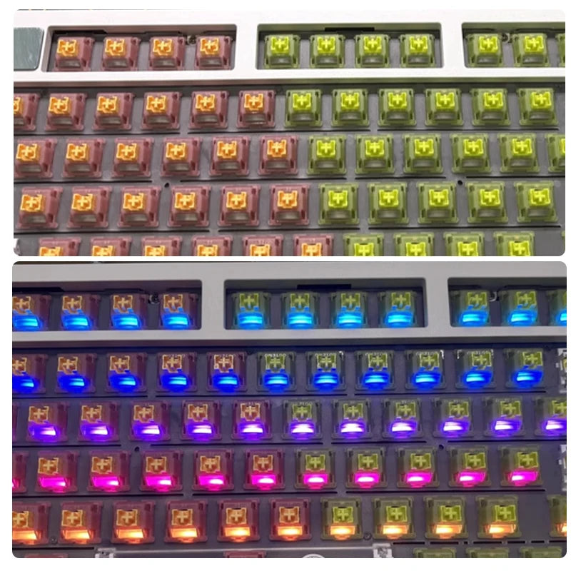 Outemu Silent Peach V3 Switch Lubed Silent Lemon V3 Switches Mechanical Keyboard Linear Tactile 5Pin Paragraph Axis Hot swap