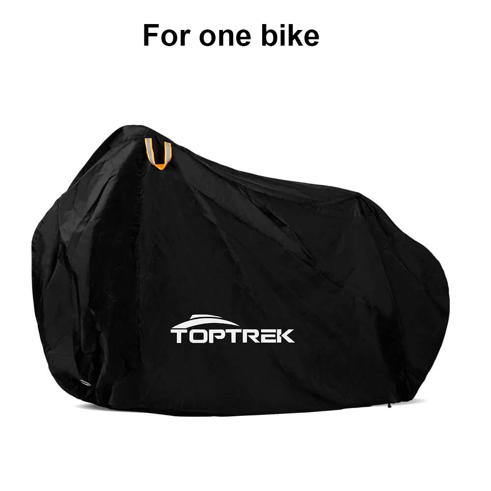 Housse de vélo Toptrek imperméable, protection contre la neige et la pluie, protection UV, protection contre la poussière pour vélo, housse de protection étanche 210T