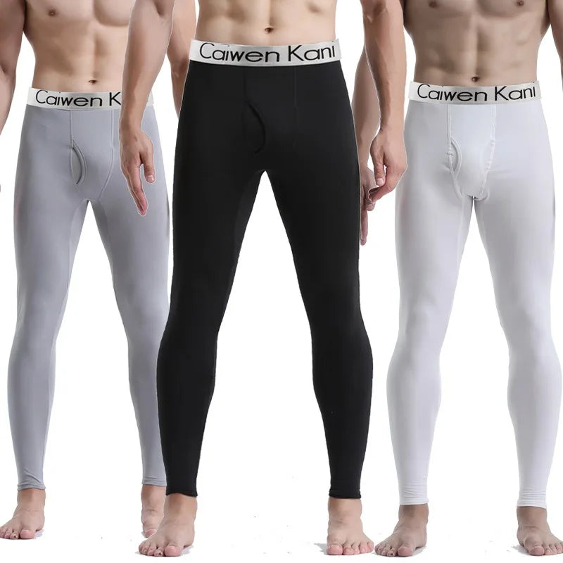 Men's warm pants slim fit tight pants, thickened and not easily faded independent wear high-end German velvet men's warm pants