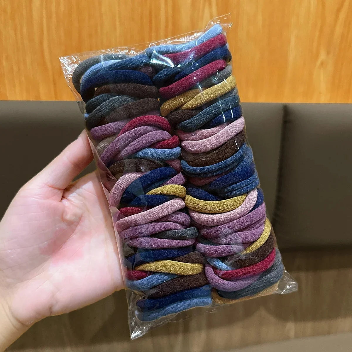 Colorful Ealstic Hair Ties for Girls Ponytail Hold Scrunchie Rubber Band women Fashion Hair Accessories elastic hair bands