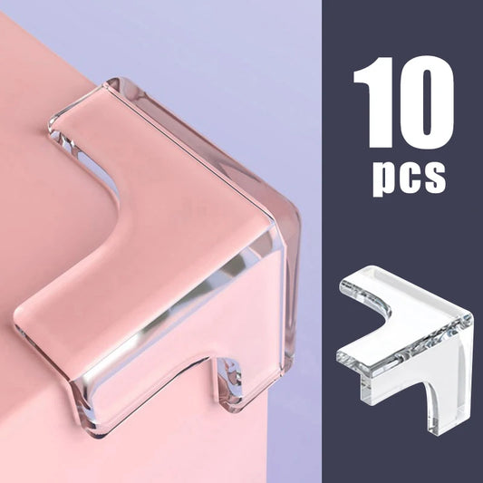 10PCS Clear Anti-collision Coffee Table Furniture Corner Protectors Children's Soft Corner Sheathing Living Room Home Decor