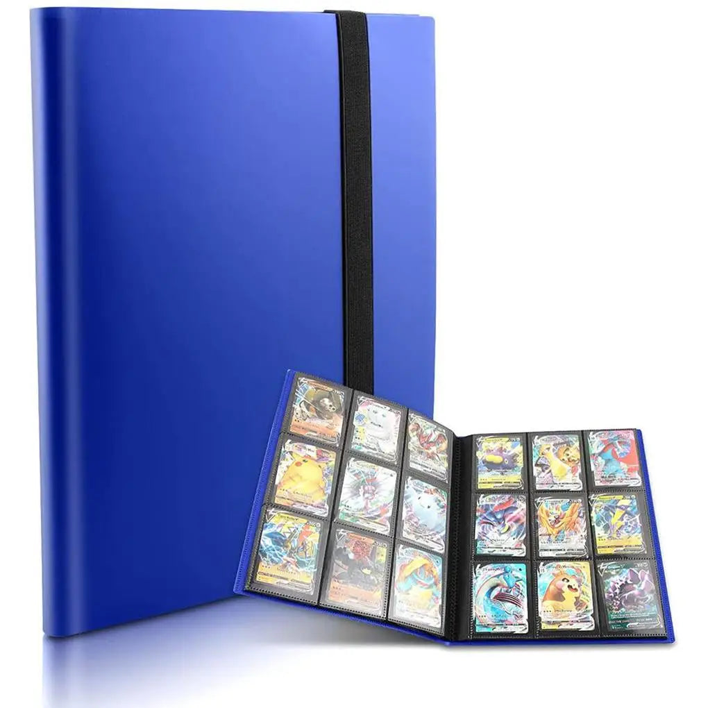 Collectible Card Binder Album 360 Card Holder 9 Pocket Trading Card Album Large-capacity Card Binder Notebook for Birthday