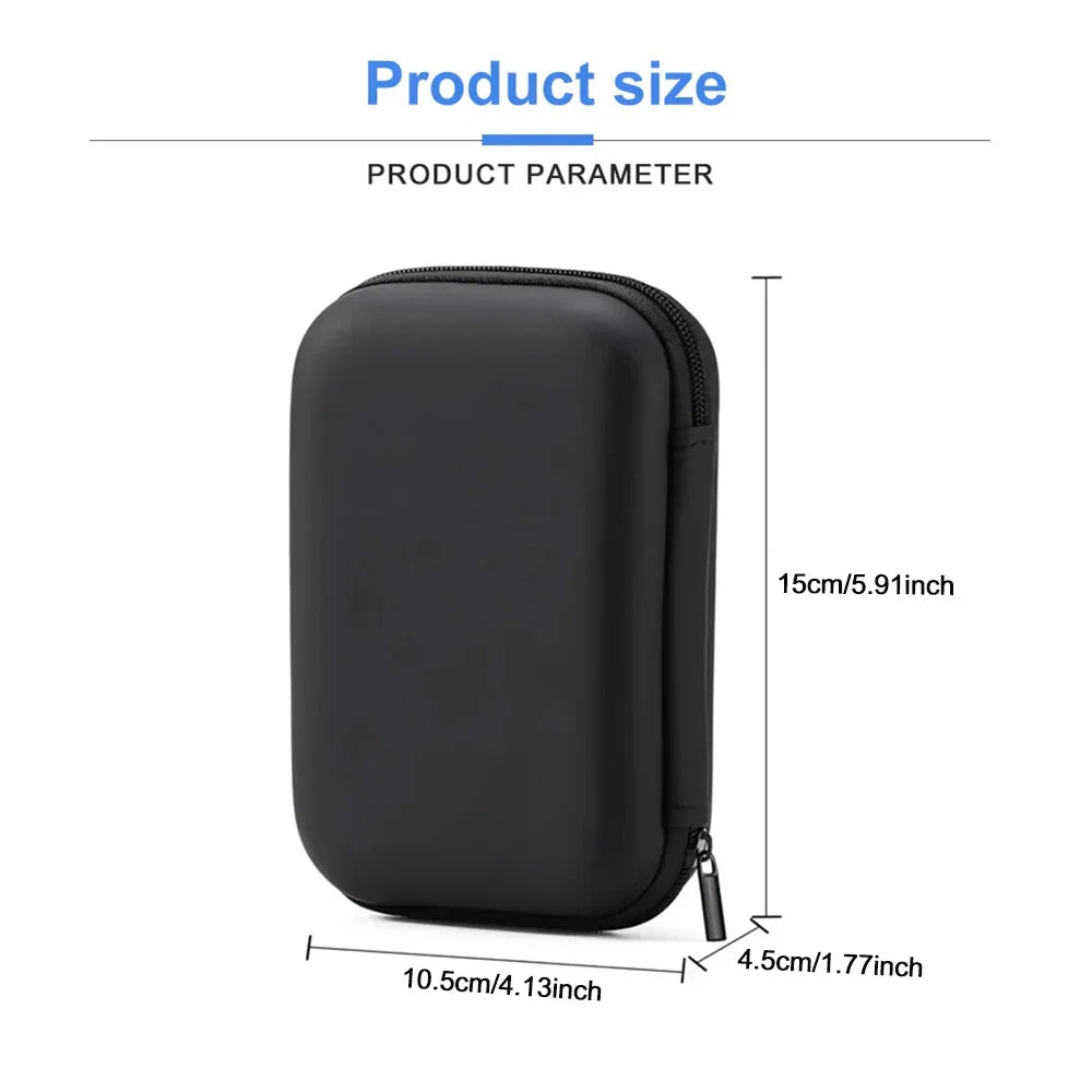 Carrying Case For R36S/GB300/FC/RG35XX Handheld Game Console Storage Pouch Bag Travel Retro Mini Game Player Protective Box