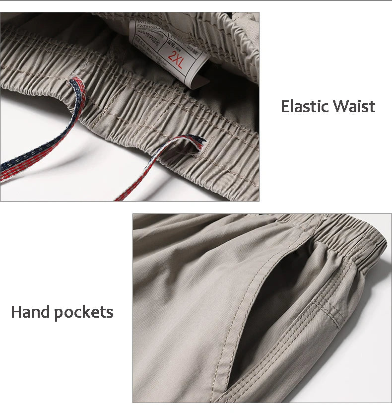 Herren Cargo Hose Sommer Frühling Baumwolle Arbeitskleidung Neu Übergröße 6XL Casual Klettern Jogginghose Sweathose Hombre Herbst Hose