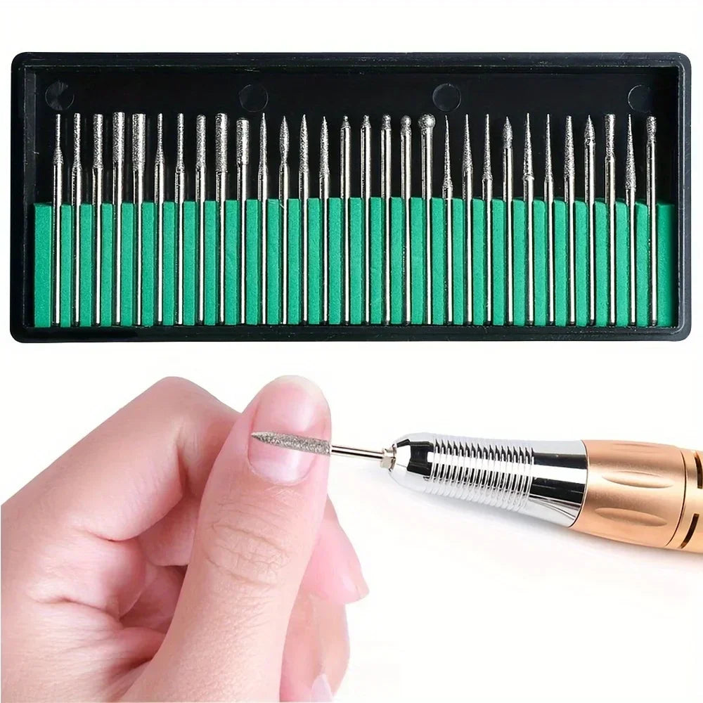 6-in-1 Professional Electric Nail Drill Kit – Nail File Pen for Filing, Polishing & Exfoliating