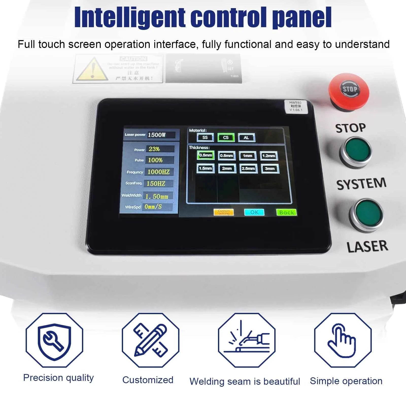 3000W 4 IN 1 Fiber Laser Welding Cutting Cleaning Soldering Machine 2000W 1500W Reci Handheld Fiber Laser Welder for All Metal