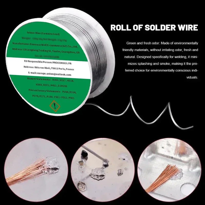 0.8mm 1.0mm 20g 50g 100g Soldering Tin Wire Tin Melt Rosin Core Solder Soldering Wire Roll No-clean FLUX 2.0%