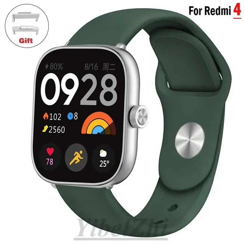 Sportarmband für Redmi Watch 4 Armband Smartwatch Armband Zubehör Weiches Silikon Armband Correa für Xiaomi Mi Band 8 Pro