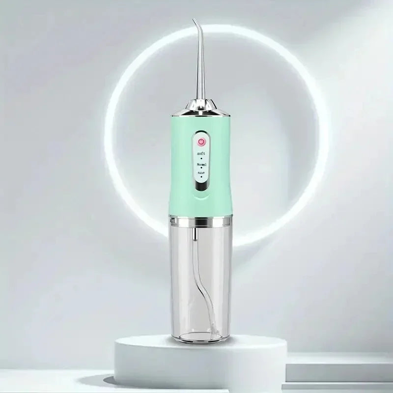 Portable Smart Electric Oral Irrigator Water Flosser 3 Modes Rechargeable Dental Water Jet Irrigator Dental Teeth Cleaner