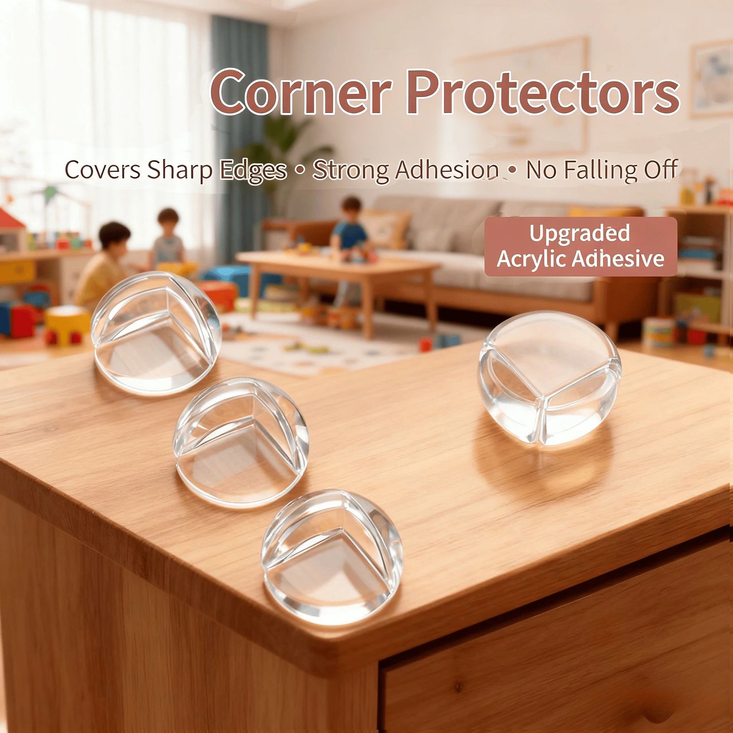 4Pcs/10PCS Children Baby Safety Silicone Protector Table Corner Edge Protection Cover Children Anticollision Edge Guards