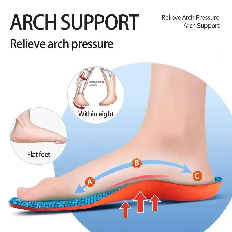 Sport Insoles for Shoes Sole Shock Absorption Deodorant Breathable Cushion Running Insoles for Feet Man Women Orthopedic Insoles
