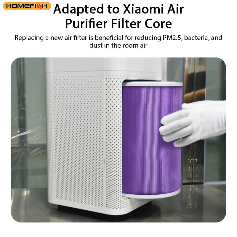 HOMEFISH Air Filter For Xiaomi Air Purifier Pro/1/2/3/2H/2C/2S/3H/3C Filter Carbon Haze Anti Bacteria Formaldehyde Air Purifier - Shoppiline