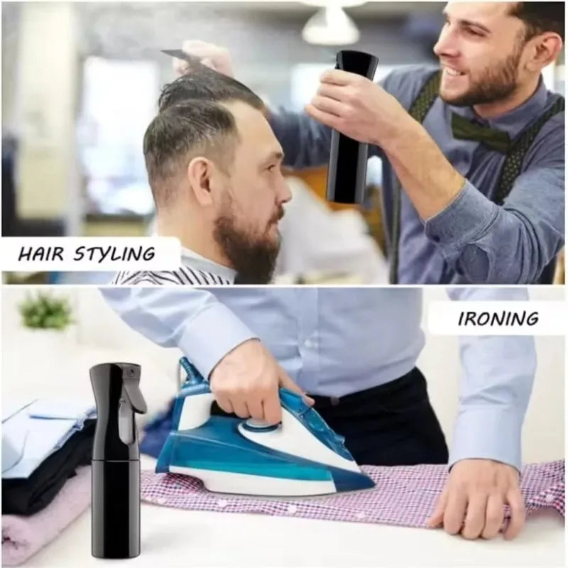 200ml High Pressure Hairdressing Spray Bottle for Barbers Salon Refill Water Can Barber Beauty Atomizer Container