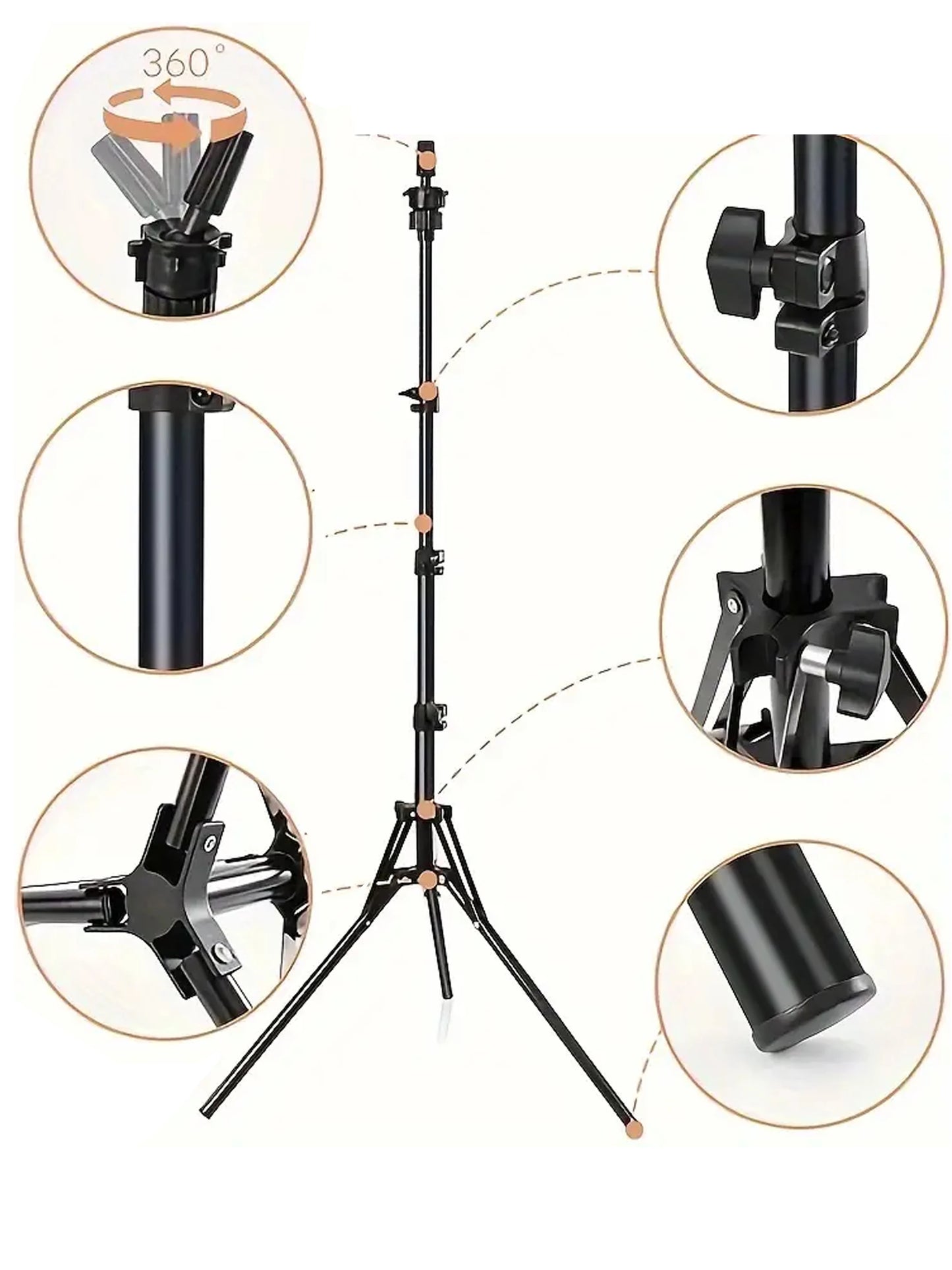 Wig Stand & 22 in Head Combination set，Canvas Wig Head Stand with Mannequin Head for Wigs Manikin Head Block Set for Wigs Making