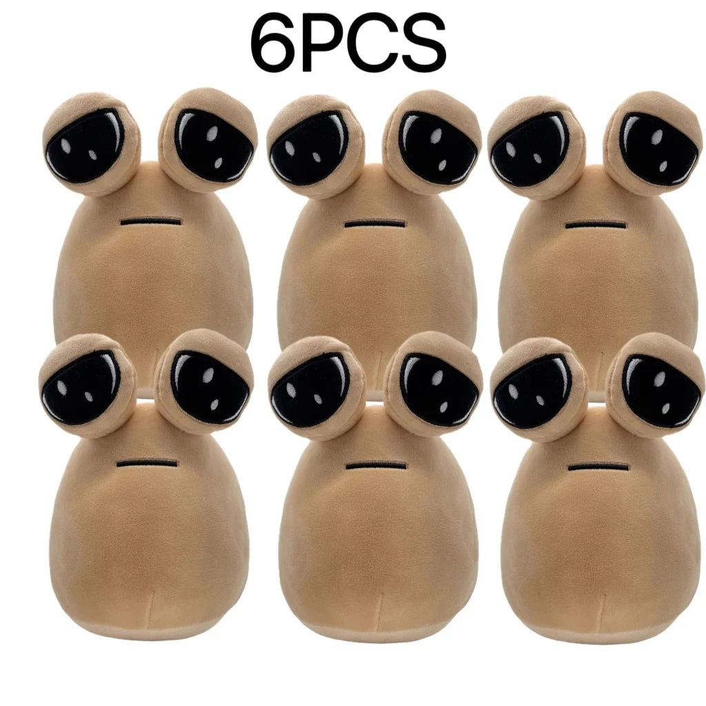 New hot My Pet Alien Pou Plush Toys Anime Game The Maw Pou Doll Kawaii Cartoon Soft Stuffed Pillow Children Birthday Xmas Gif