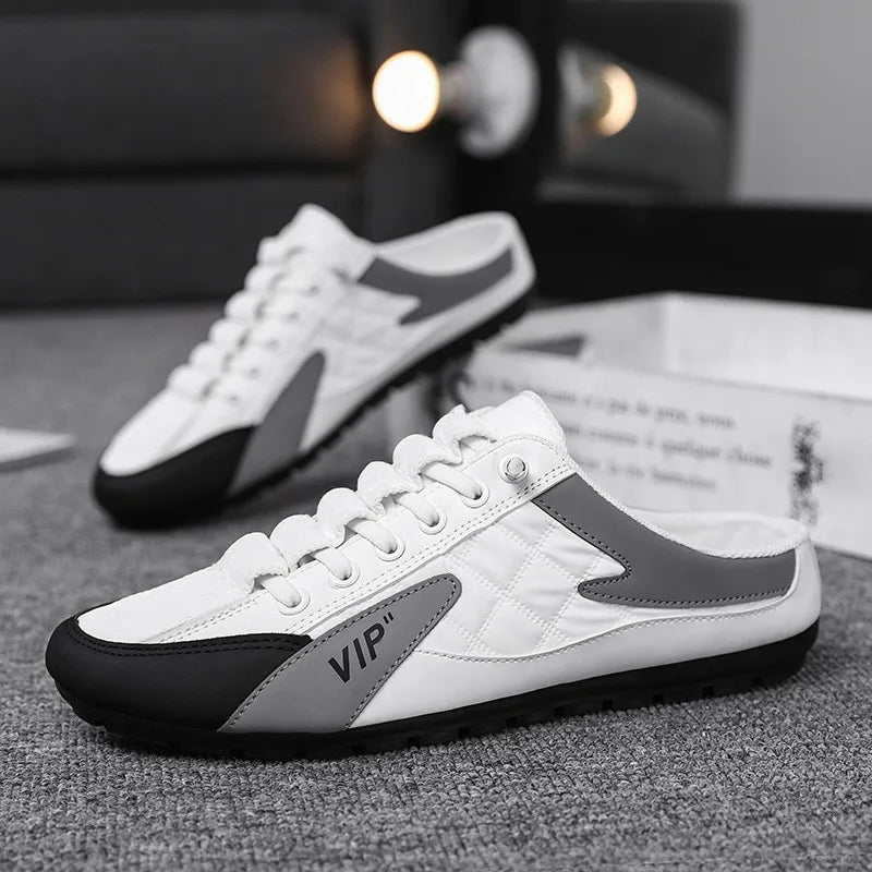 2025 Summer Slippers for Men Trendy Men's Flat Bottom Casual Shoes Soft Sole Support Shoes Men's Sneakers Zapatos De Hombre - Shoppiline