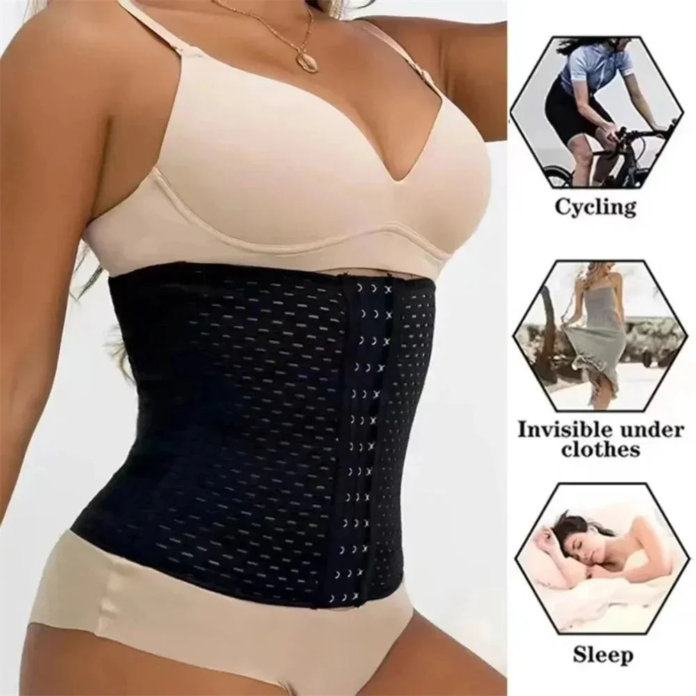 Postpartum Corset Women Body Shapewear Black Belly Band Tummy Slimming Shaping Shaper Flat Belly