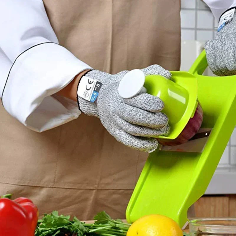 Hot Level 5 Protection Safety Anti Cut Gloves High-strength Kitchen Cut Resistant Gloves For Fish Meat Cutting Safety Amagi