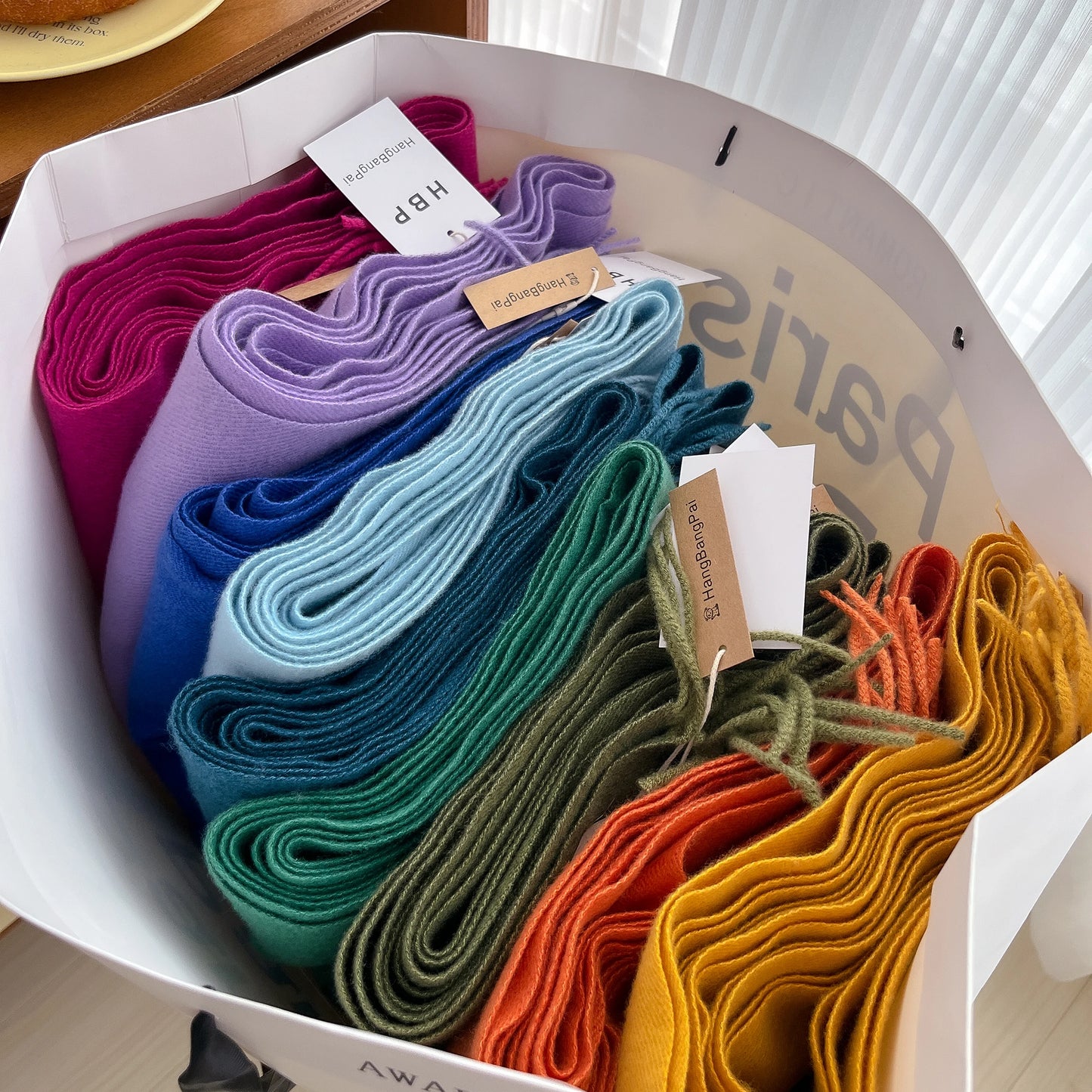 2025 New Winter Wool Scarf For Women Long Warm Cashmere Scarves Hijab Solid Lady Shawl Wrap Female Pashmina Bandana Head Scarfs