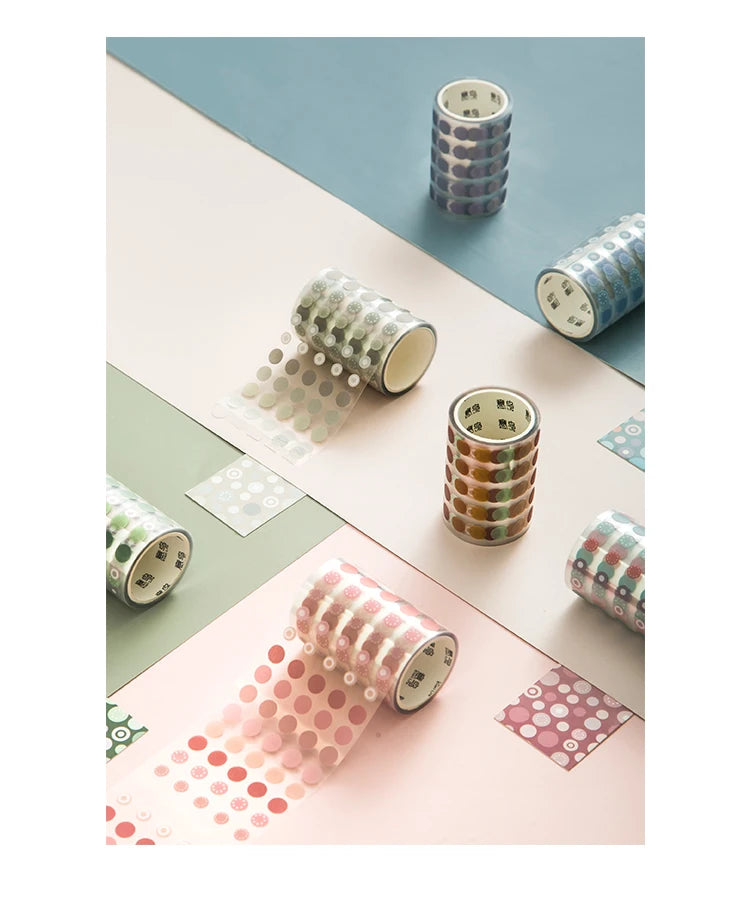60mm*3m Dot Washi Tape for Diary Scrapbooking DIY Deco Junk Journal Creative Stationery School Supplies Masking Tapes
