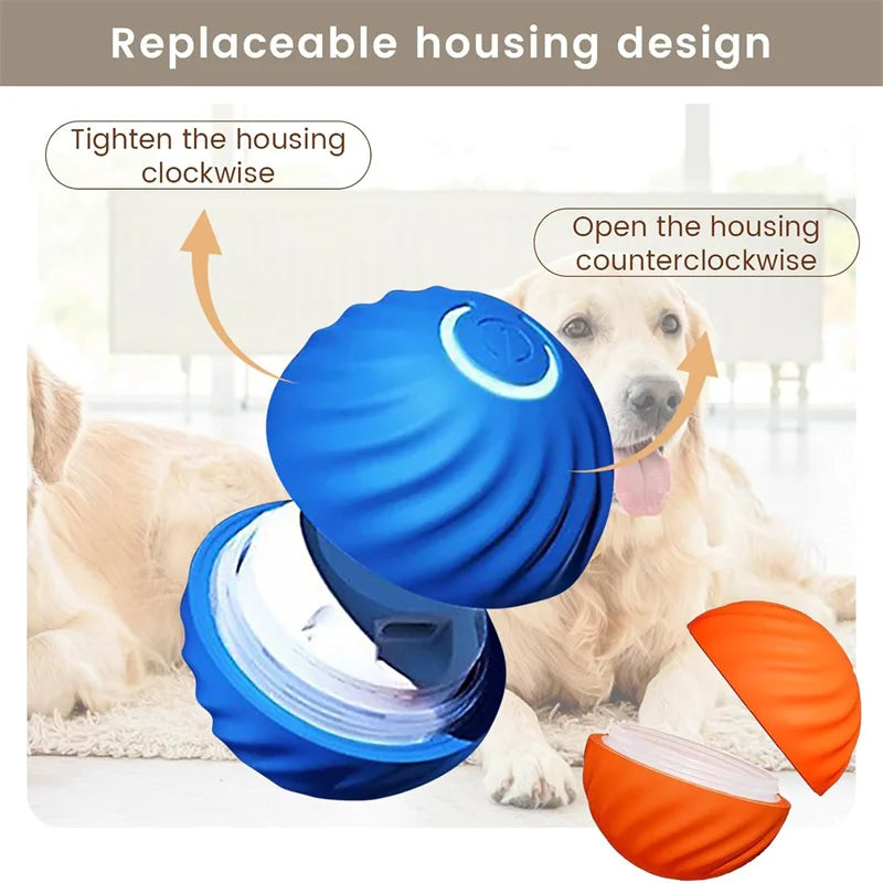 Smart Dog Toys Ball Electronic Interactive Pet Toy Moving Ball USB Automatic Moving Bouncing for Puppy Birthday Gift Cat Product