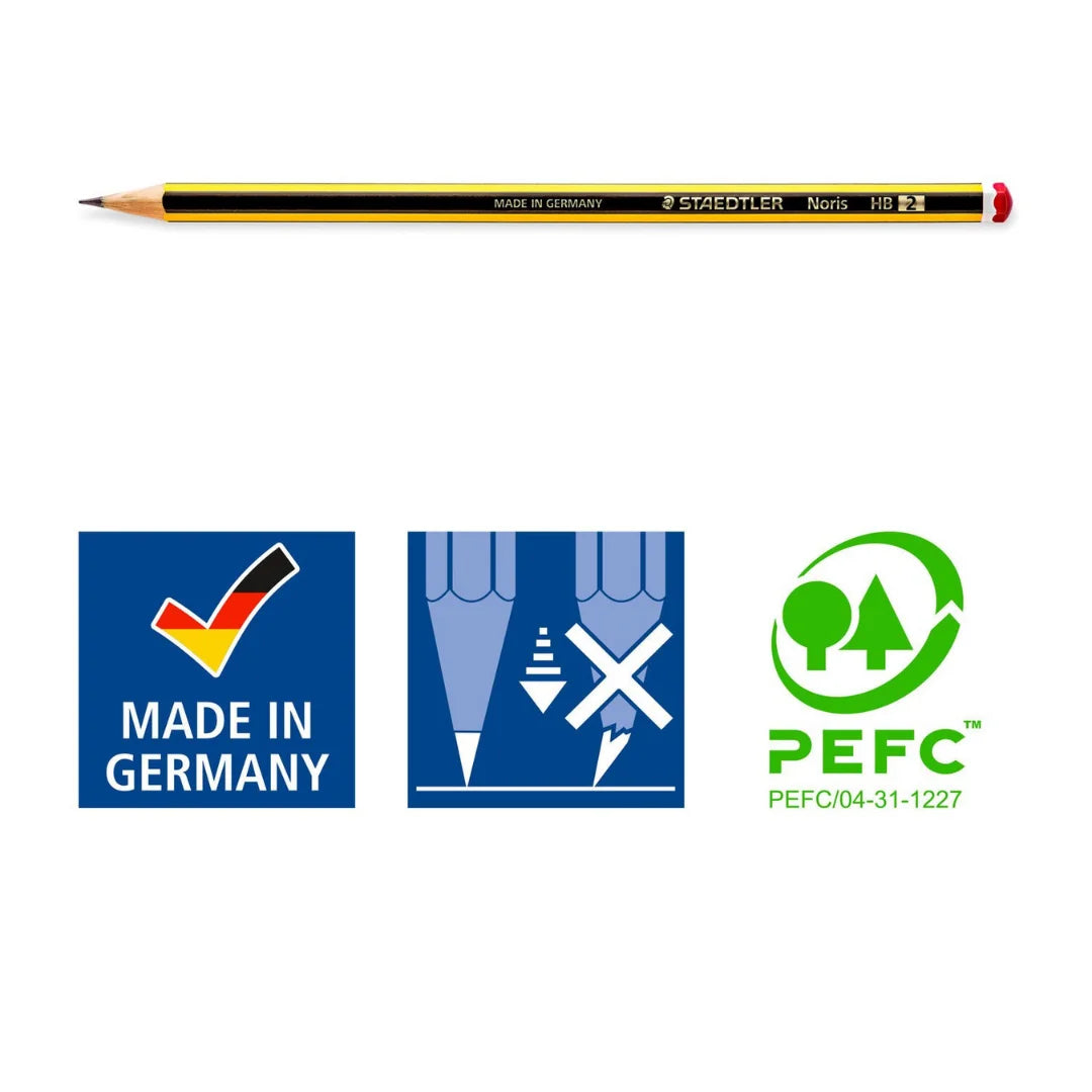 Staedtler Noris - Hb Pencil, 12 / 36 Units, School and Office Supplies, Pencil Holder, Writing Supplies, Pen Holder, Pencil,