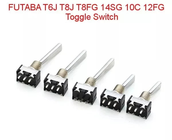 1PCS Toggle Switch For FUTABA T6J T8J T8FG 14SG 10C 12FG 16SZ 18SZ/MZ Transmitter Radio switch part