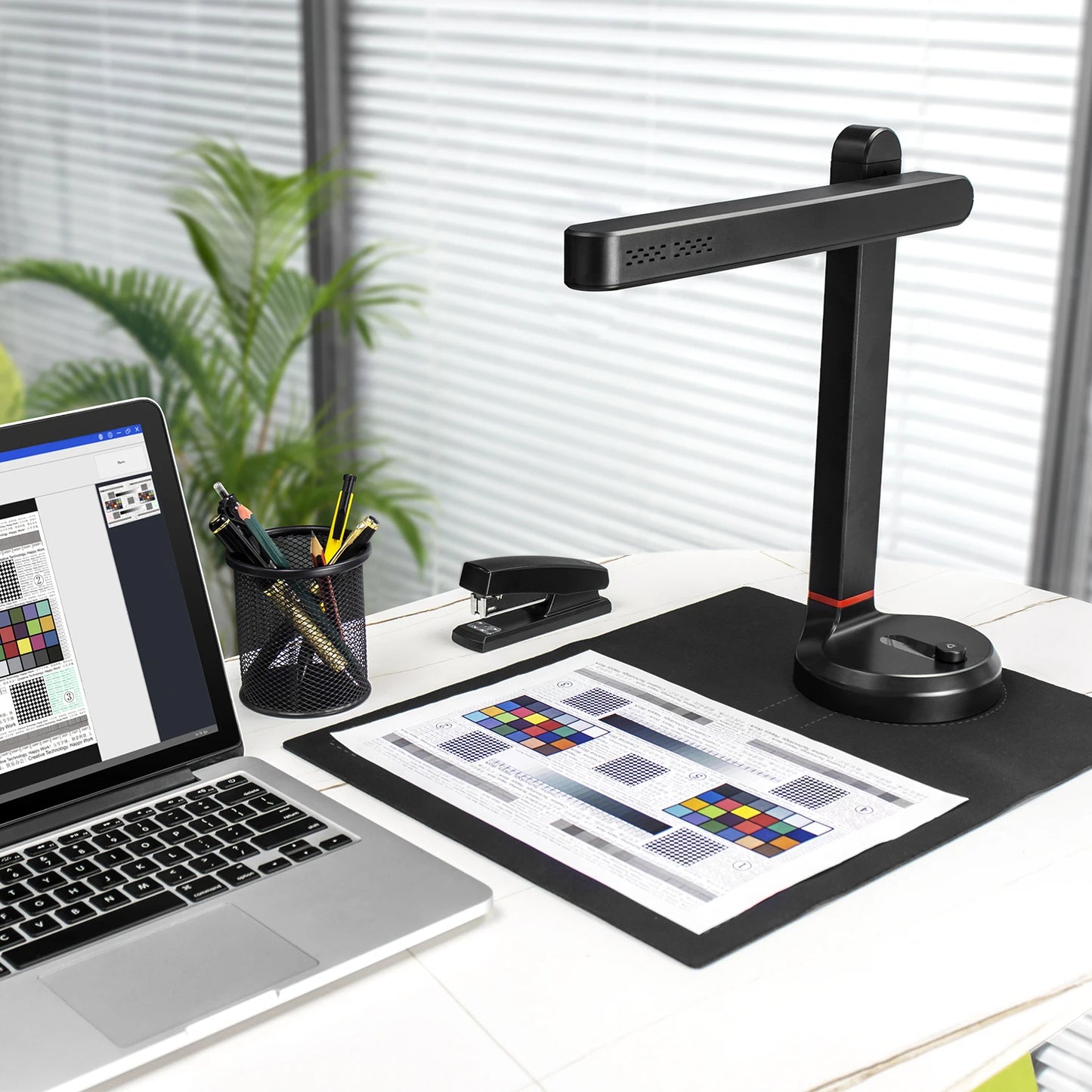 NETUM Book Scanner T101 Autofocus Document Scanner Max A4 A3 Size with Smart OCR Led Table Desk Lamp for Family Home Office - Shoppiline