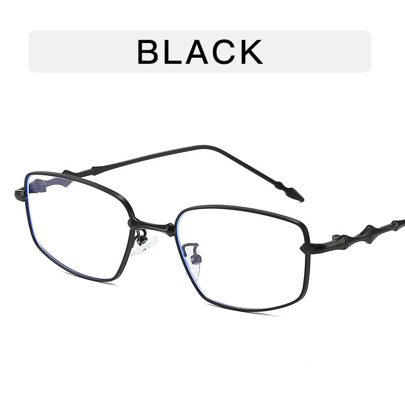 Anti Blue Light Metal Flat Light Eyeglass Frame