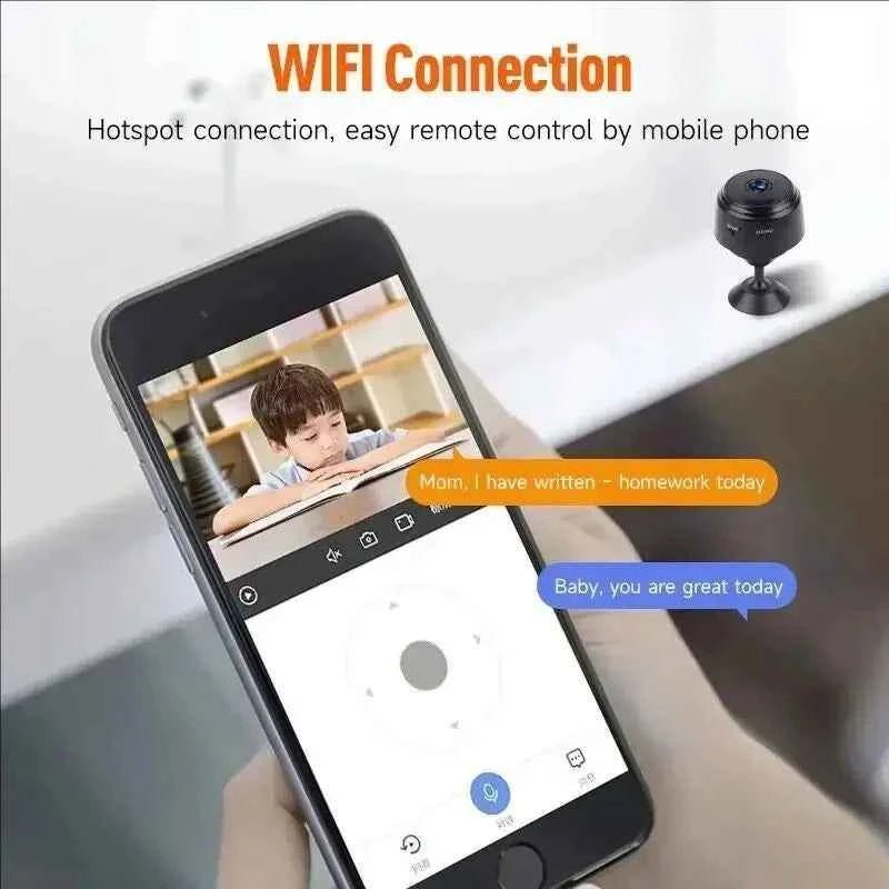 A9 Mini Camera HD 720P Intelligent Home Security IP WiFi Camera Monitor Mobile Remote Camera Mobile Remote Application - Shoppiline