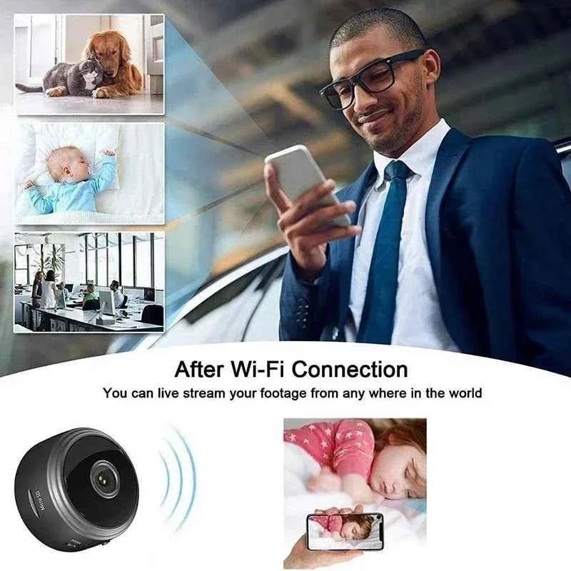 A9 Mini Camera HD 720P Intelligent Home Security IP WiFi Camera Monitor Mobile Remote Camera Mobile Remote Application - Shoppiline