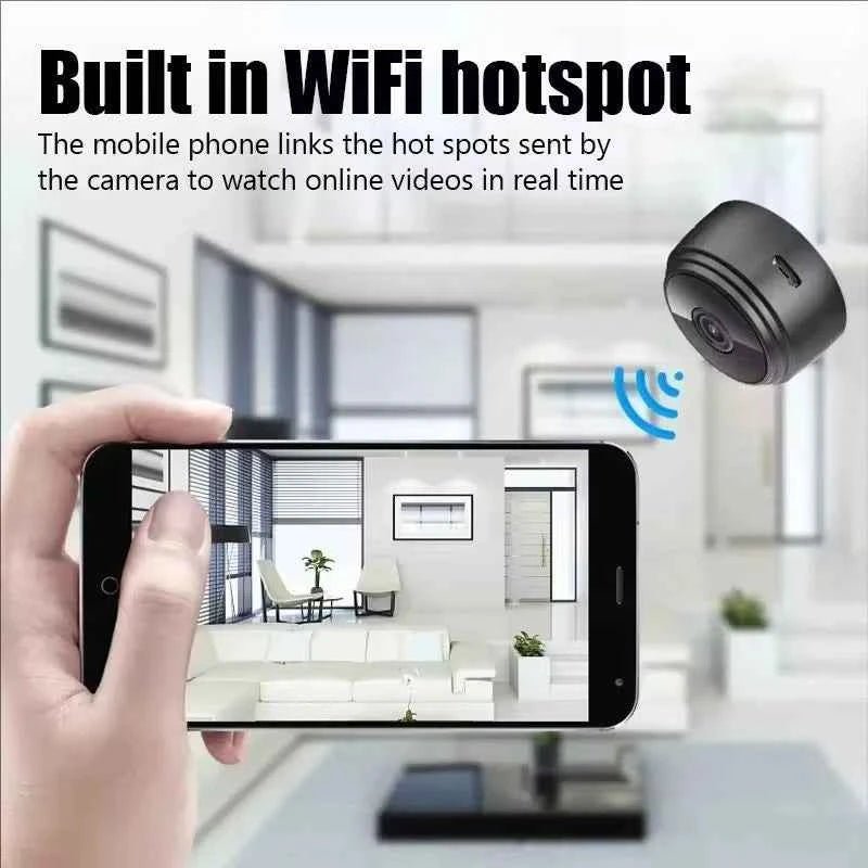 A9 Mini Camera HD 720P Intelligent Home Security IP WiFi Camera Monitor Mobile Remote Camera Mobile Remote Application - Shoppiline