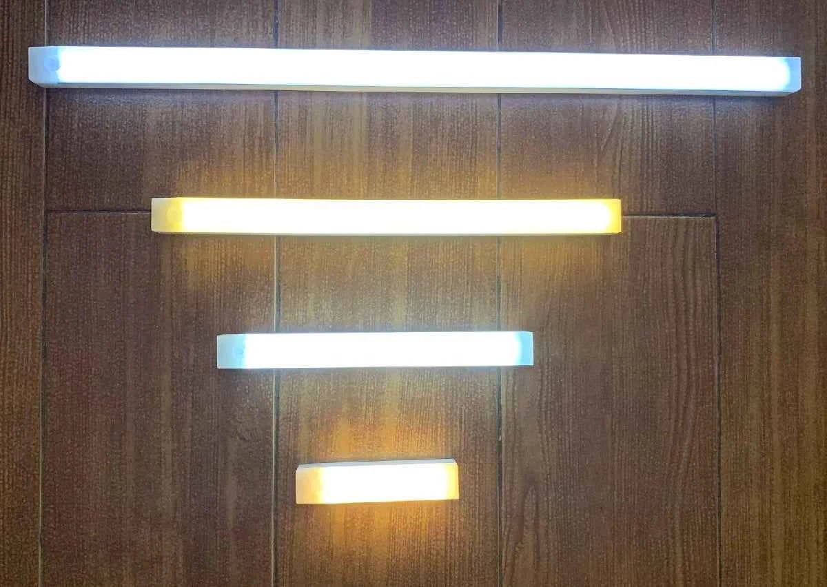 AITHEA USB Rechargeable PIR Motion Sensor LED Bar Lights Dimmable Detector Night Light Portable Induction Cabinet Lamp for Room - Shoppiline