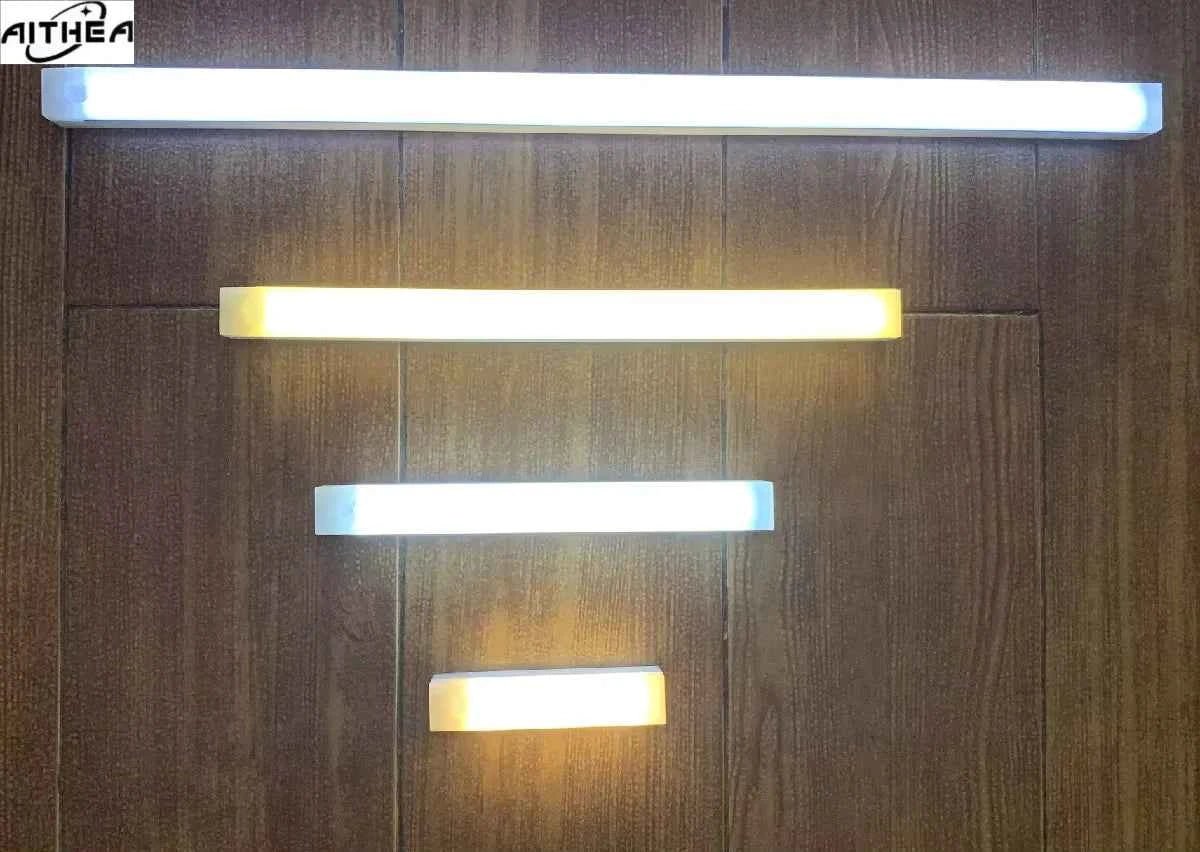 AITHEA USB Rechargeable PIR Motion Sensor LED Bar Lights Dimmable Detector Night Light Portable Induction Cabinet Lamp for Room - Shoppiline