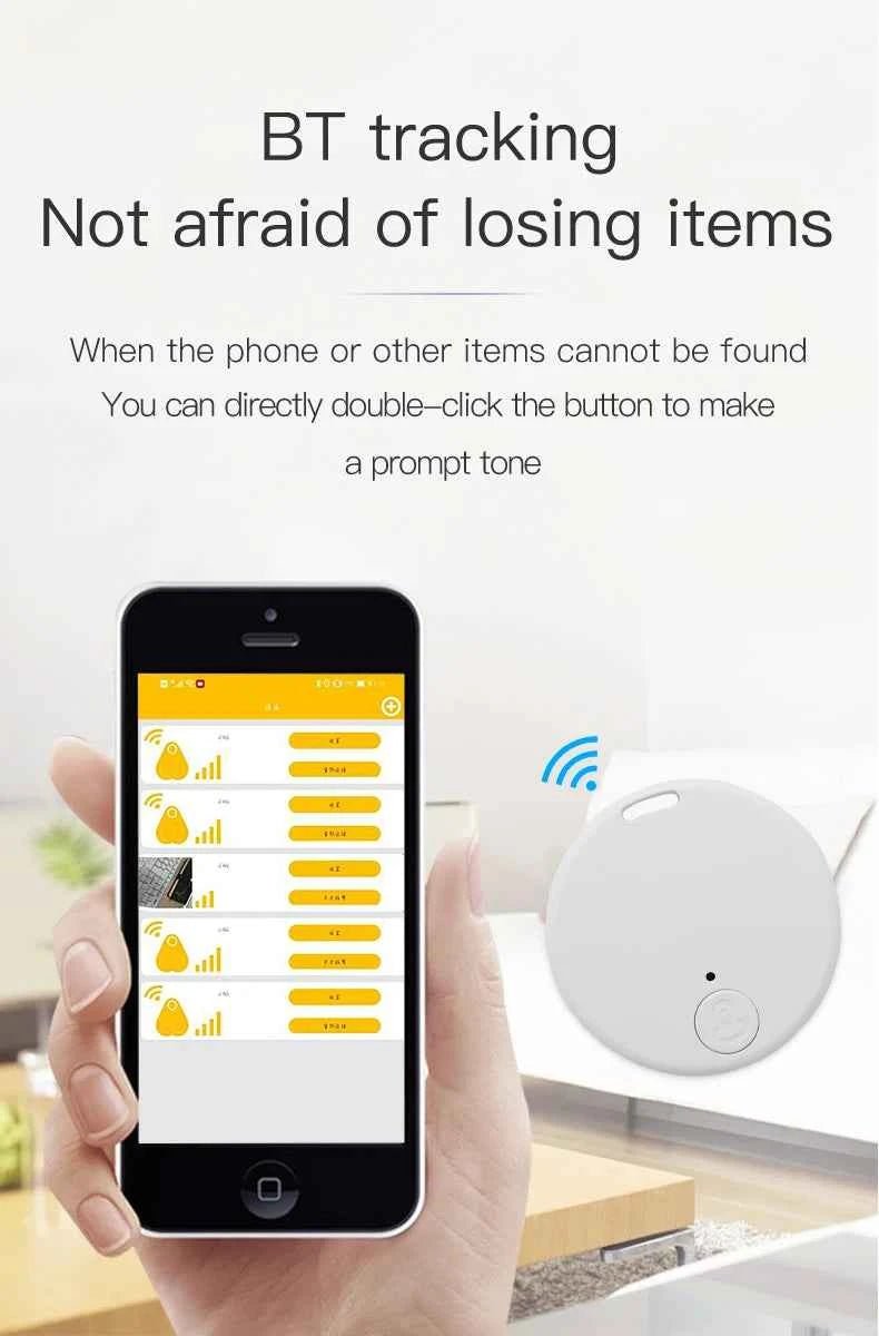 Anti - Lost Device Wireless Pet Kids Wallet Tracking Locator Bluetooth 5.0 Portable Smart Finder Small GPS Tracker For Cellphone - Shoppiline
