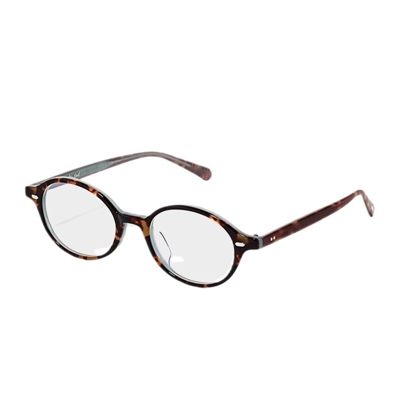 Hawksbill Oval Glasses Frame Women's Ultra-light Myopic Anti Blue-Ray