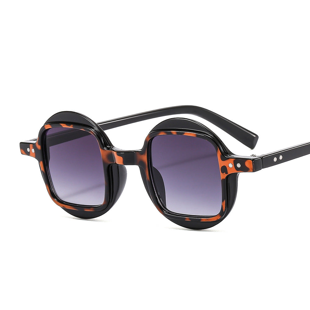 Personality Trend Fashion Plain Glasses Color Matching Sunglasses