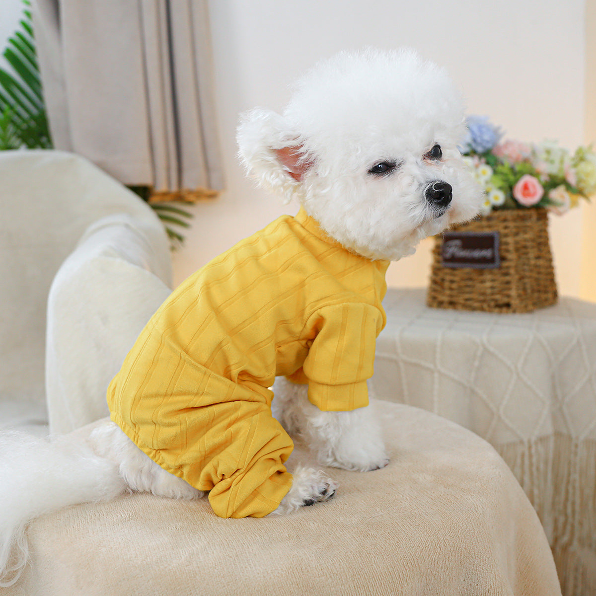 Homewear Belly-wrap Four-legged Outfit