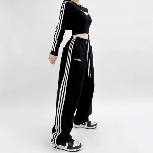 Amerikanische weite Jogginghose für Damen