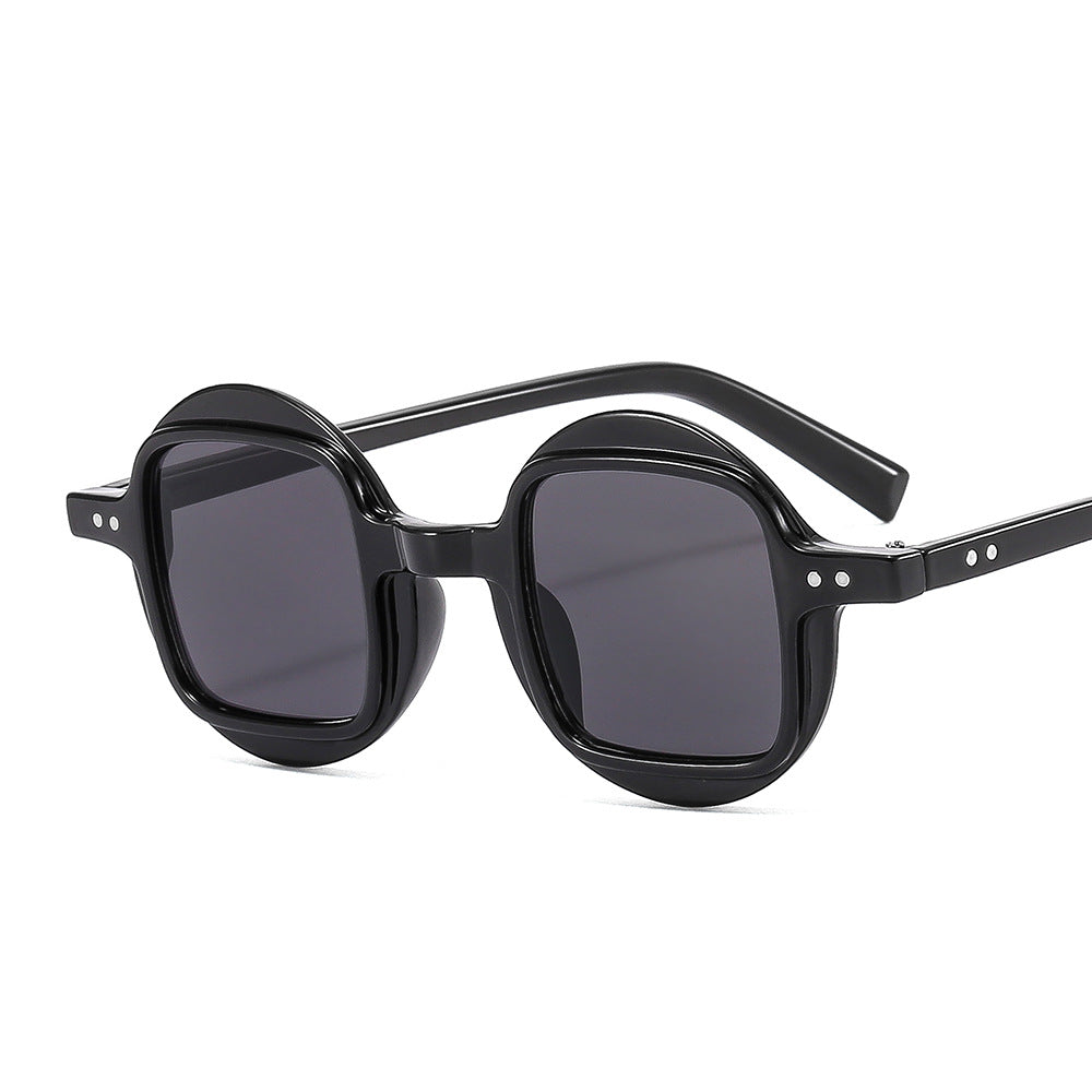 Personality Trend Fashion Plain Glasses Color Matching Sunglasses