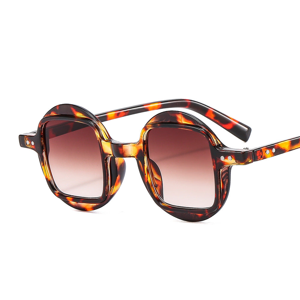 Personality Trend Fashion Plain Glasses Color Matching Sunglasses